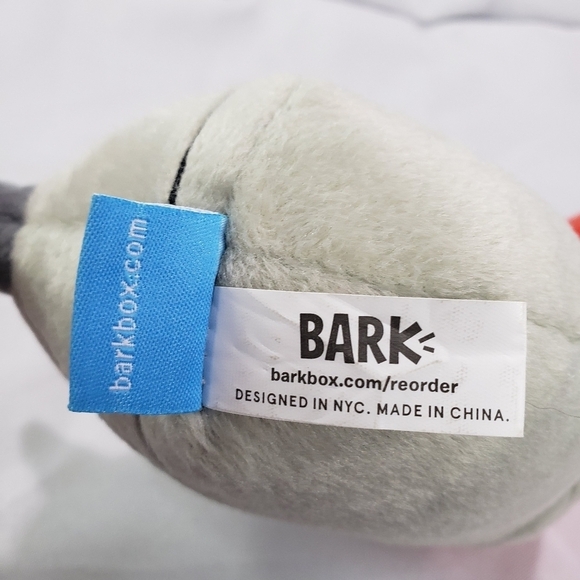 Bark Box Crab Van Goon Dog Toy Crinkle Squeaker Embroidered 8 Inch 2018 NWOT - Picture 7 of 9